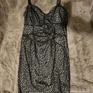 Torrid Leopard Print Dress with Black Details